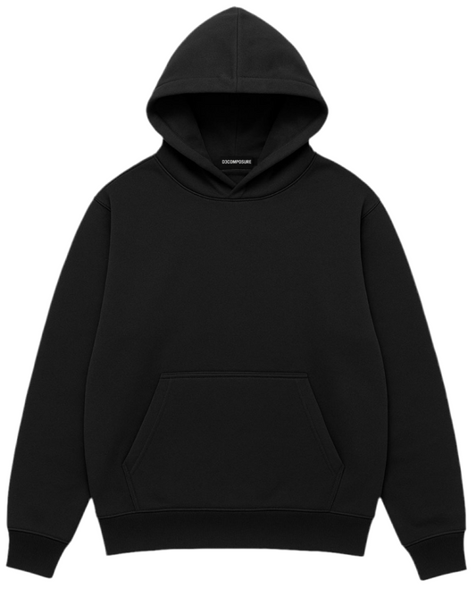 D3composure Black Hoodie