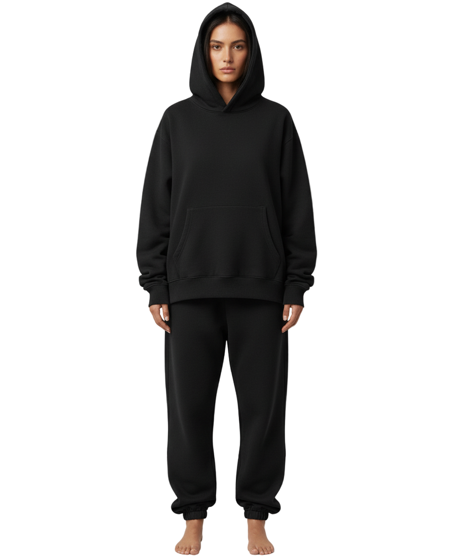 D3composure Black Hoodie